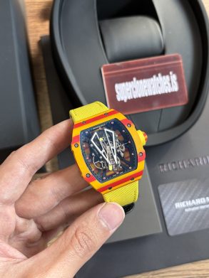 RM27-03 Manual Winding Tourbillon Rafael Nadal Yellow Velcro super fake