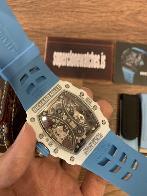 Richard Mille Pablo McDonough RM53-01 White Carbon Quartz TPT Super Clone