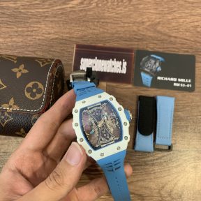 Richard Mille Pablo McDonough RM53-01 White Carbon Quartz TPT Super Clone