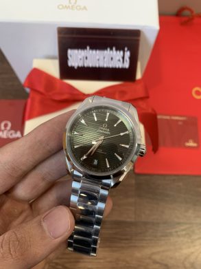 Omega Seamaster Aqua Terra Replica Co-Axial Master Chronometer 41 mm Olive Green Dial