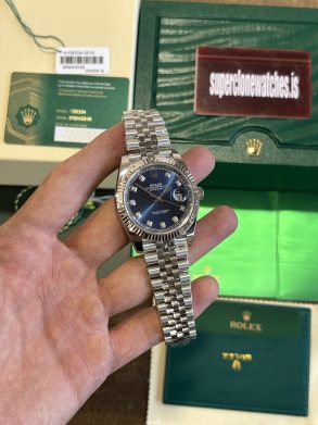 Rolex Datejust Blue Dial 41 mm Swiss 3235 Clone Movement Super Replica