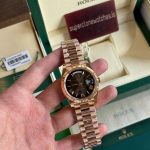 Rolex Day Date 40 Oscars Rose Gold Slate Ombre Dial Super Clone