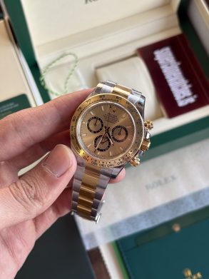 Rolex Daytona 126503 Two Tone Yellow Gold Champagne Dial Super Clone