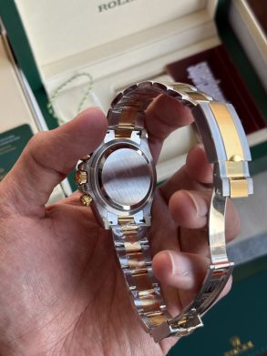Rolex Daytona 126503 Two Tone Yellow Gold Champagne Dial Super Clone
