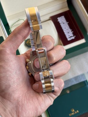Rolex Daytona 126503 Two Tone Yellow Gold Champagne Dial Super Clone