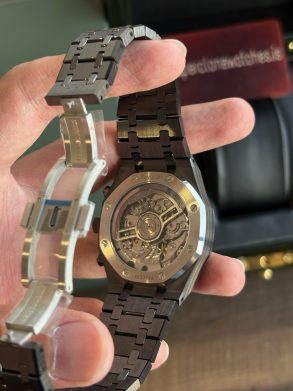 AP Royal Oak Chronograph Ceramic All Black Replica With 4401 Clone Movement