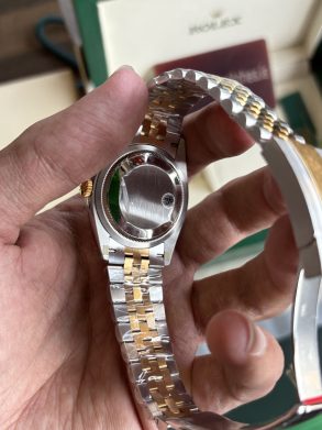 Rolex Datejust 126233 36mm Two Tone yellow Gold Motif Dial Super Clone