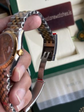 Rolex Datejust 126233 36mm Two Tone yellow Gold Motif Dial Super Clone