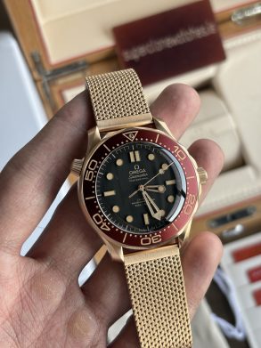 Hyper Fake Omega Seamaster 300 James Bond Bronze Gold