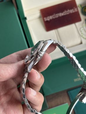 Rolex Datejust 36mm Blue Dial Diamond Hour Markers Super Fake With Clone 3235 Movement