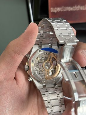 Audemars Piguet Royal Oak Chronograph Stainless Steel Green Dial Clone 4401 Movement
