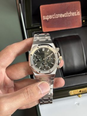 Audemars Piguet Royal Oak Chronograph Stainless Steel Green Dial Clone 4401 Movement