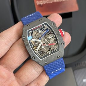 RM 67-02 Super Clone Sébastien Ogier TPT Blue elastic wristband