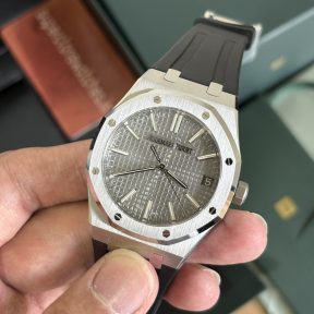 Audemars Piguet Royal Oak 15510 Grey Dial Black Rubber Strap Super Replica