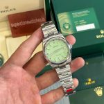 Rolex Oyster Perpetual 41 Pistachio Dial Ref.134300 904L Stainless Steel Best Replica