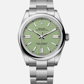Rolex Oyster Perpetual 41 Pistachio Dial Ref.134300 904L Stainless Steel Best Replica